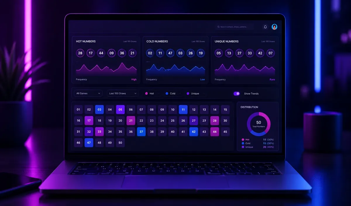 Lottery insights dashboard preview